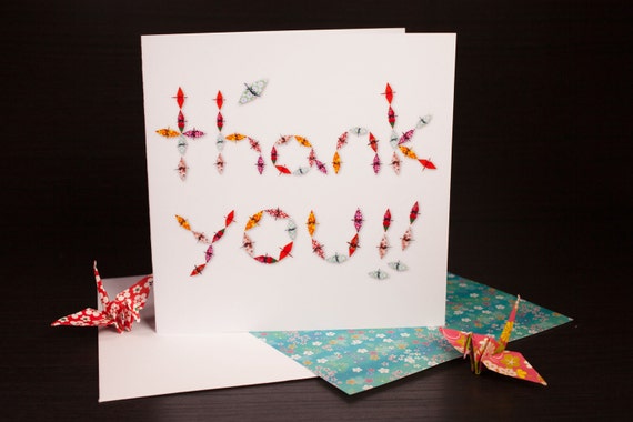 Origami Crane Collection: Thank You