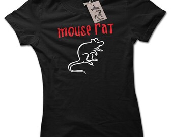 Mouse Rat Band T Shirt Inspired by Parks & Recreation Ron Swanson Shaped Ladies Shaped T Shirt Choice of 8 Colours Small to 2X Large
