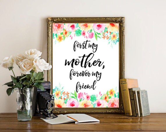 Mother's Day Printable Mothers Day Art Mums Gift Wall