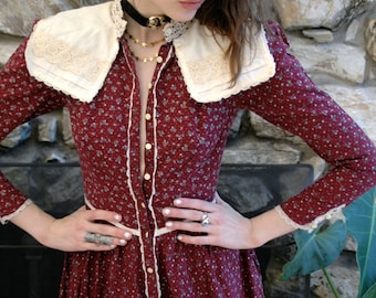 Crimson Gunne and Sax prairie dress
