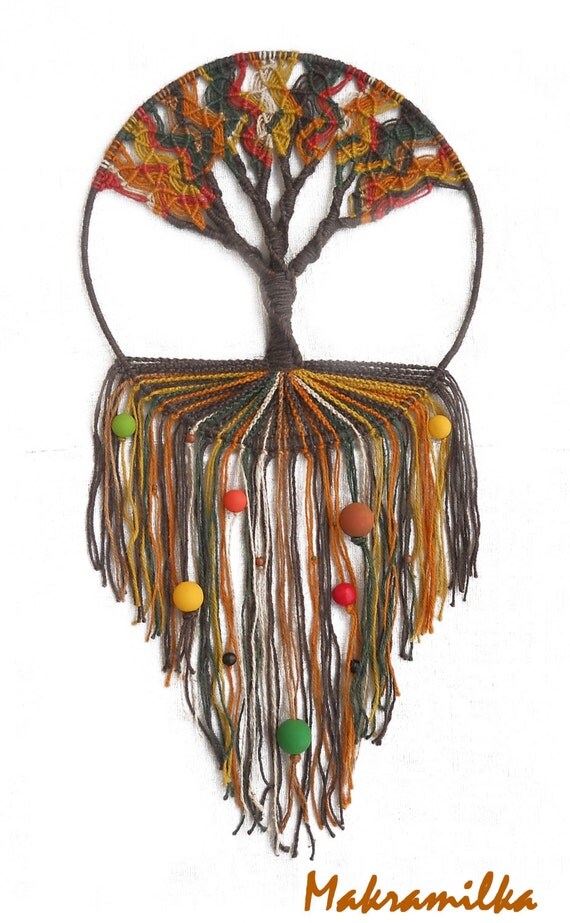 Handmade Macrame Wall Hanging Tree of Life by makramilka