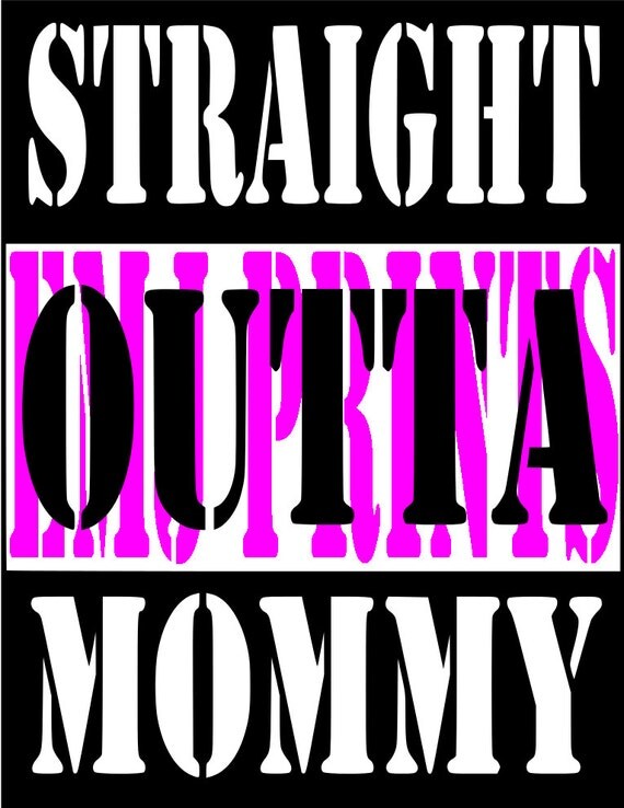 Download straight outta mommy svg cutting file baby onesie by ...