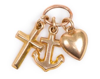 Faith Hope and Charity Pendant/Charm