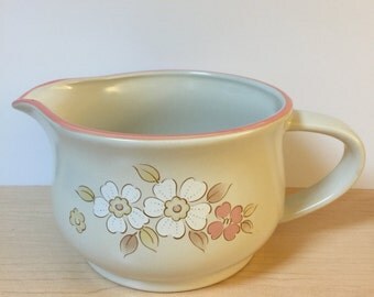Milk Creamer, Chantilly Fleur de Bois Vintage Milk Creamer, 1980's Hand Painted Japanese Milk Creamer