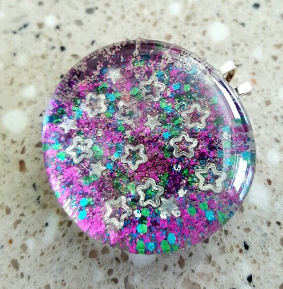 Galaxy Pendant Galaxy Necklace Galaxy Charm by BlackOwlJewelryBox