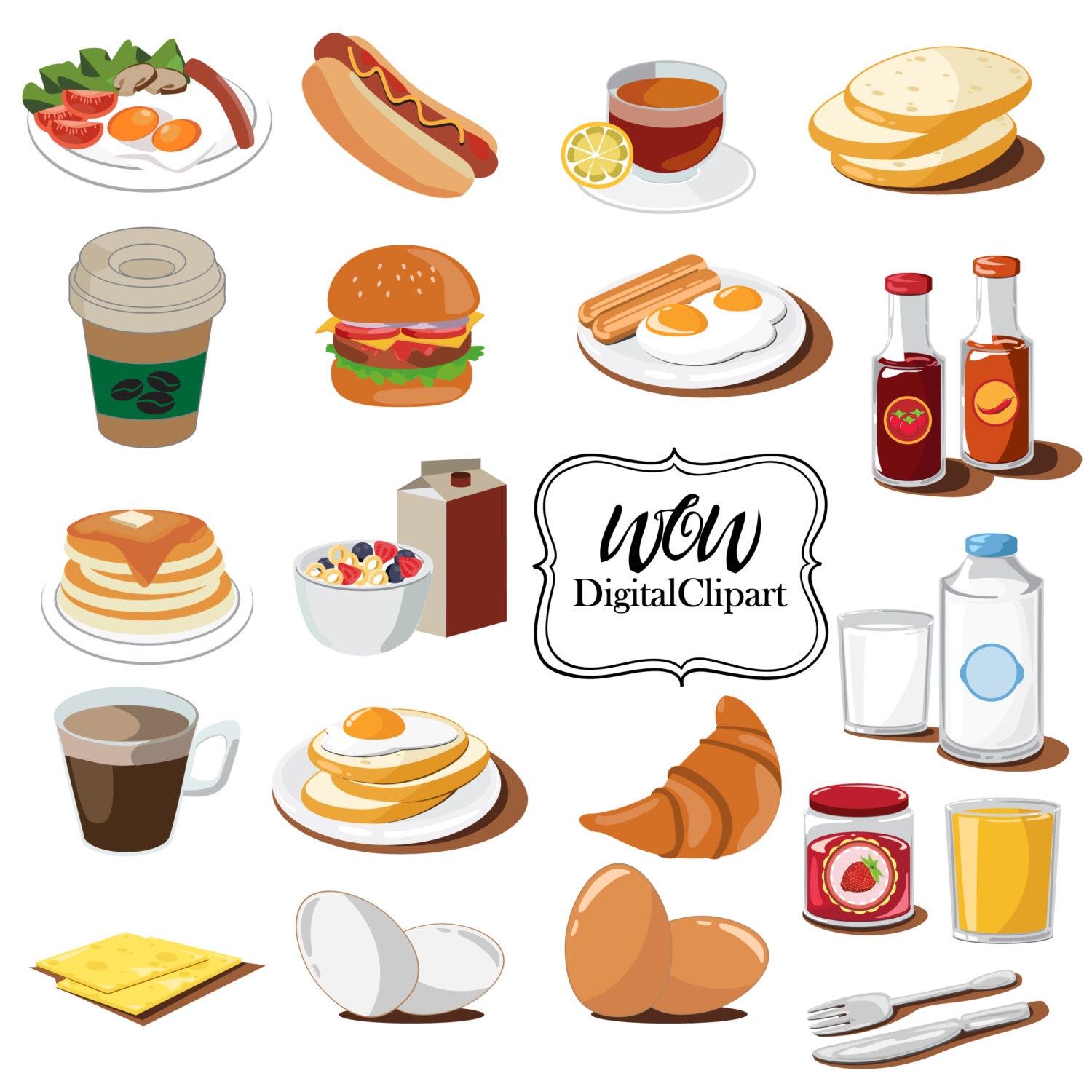 cafe food clipart - photo #4