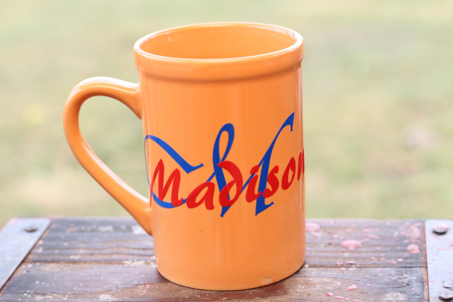 Personalized Coffee Mug Vinyl decal Custom Coffee Mug