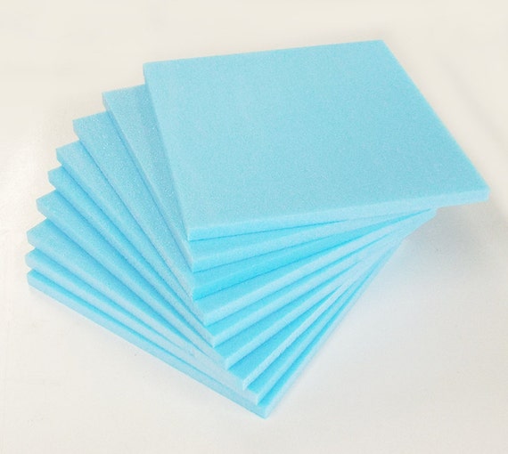 Blue Foam Craft Foam Styrofoam for Model Making x 9 Sheets
