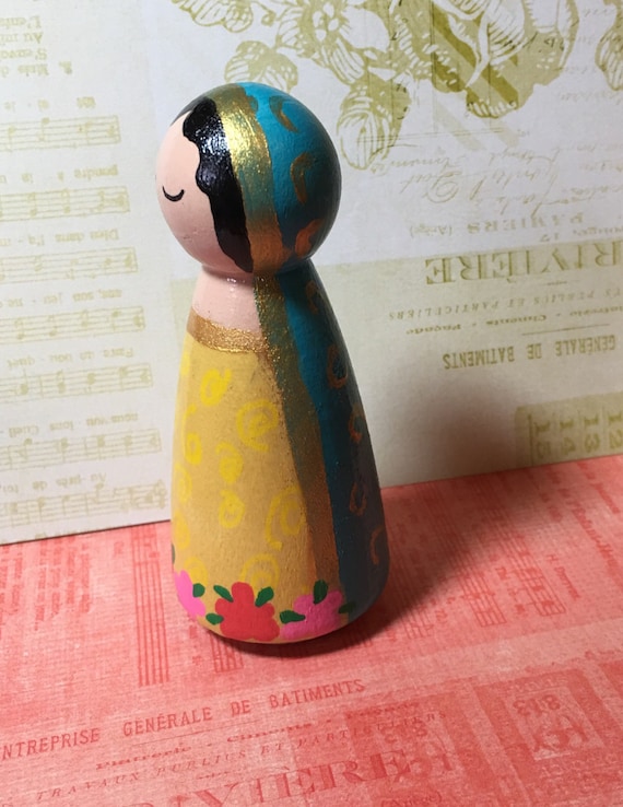 Our Lady of Guadalupe Peg Doll