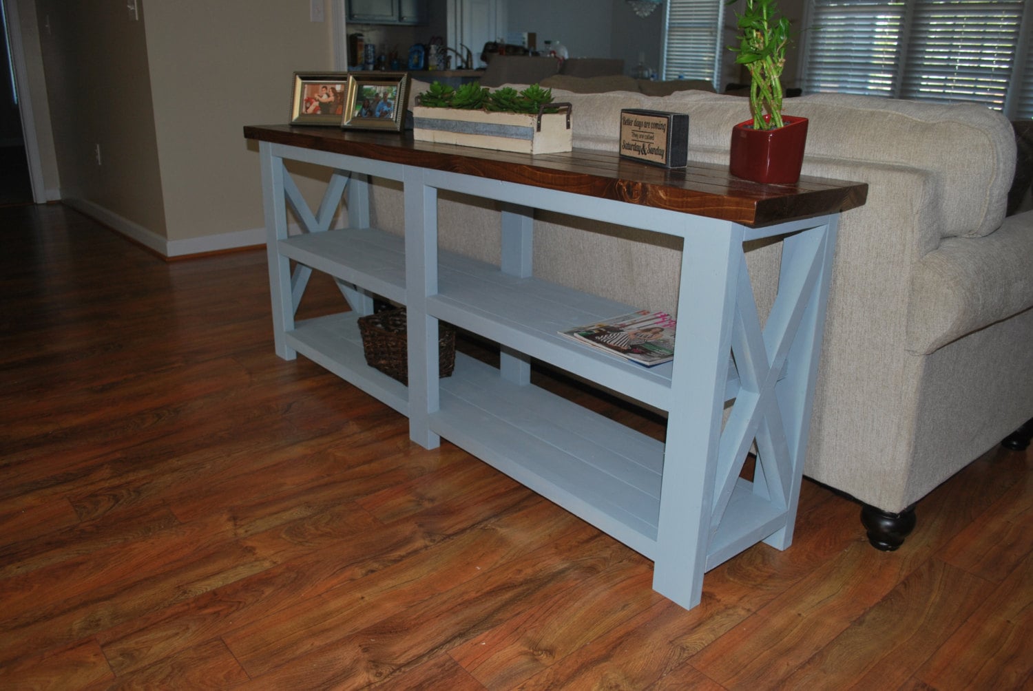 Rustic Console Table Farmhouse Style Rustic X Wood Console   Il Fullxfull.959849570 Rimj 