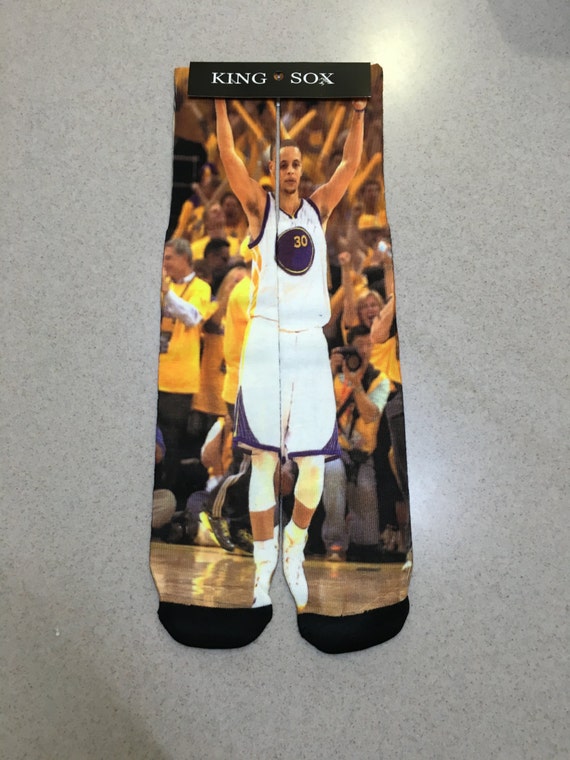 UNISEX Steph Curry MVP NBA Long Socks Golden State by CollegeTrend