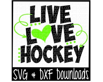 Download Love hockey | Etsy