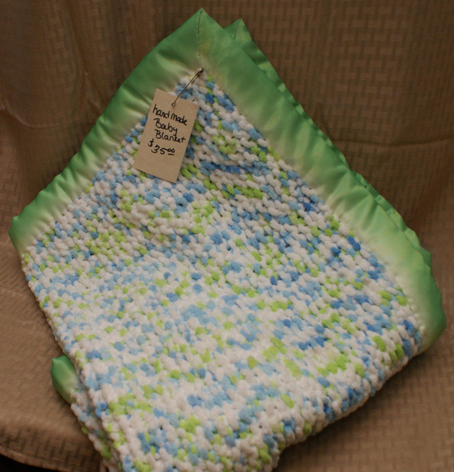 Baby Blanket by MyHandcraftedWorld on Etsy