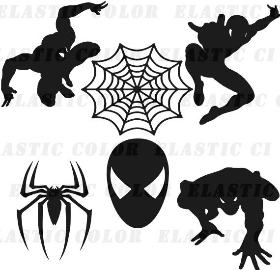 Download Spiderman svg clipart silhouette Spider man vector files