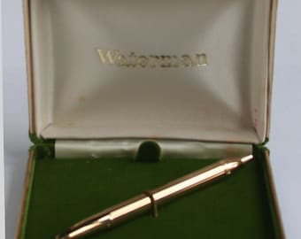 Waterman Fountain Pen GFT Lady Flair with case w9245 Close out Vintage Fountain Pen Vintage Waterman Pen