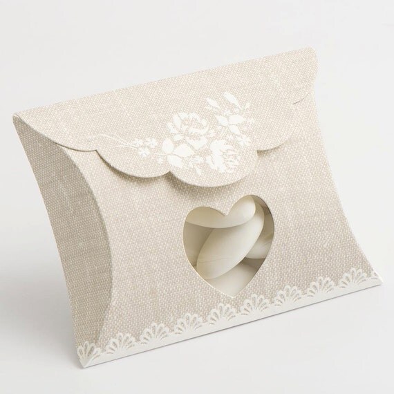 pearl grey vintage shabby chic effect pillow shaped favour pearl grey vintage shabby chic effect pillow shaped favour