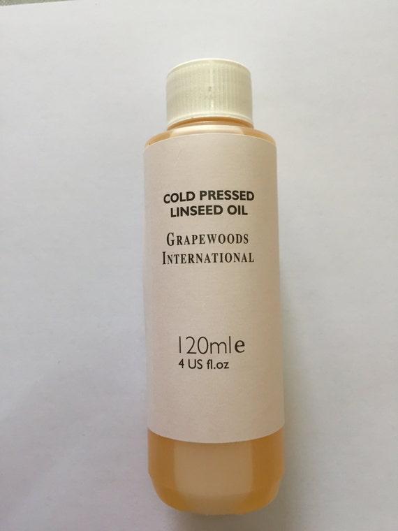 Cold pressed linseed oil (120ml) from AlexArtistColors on Etsy Studio