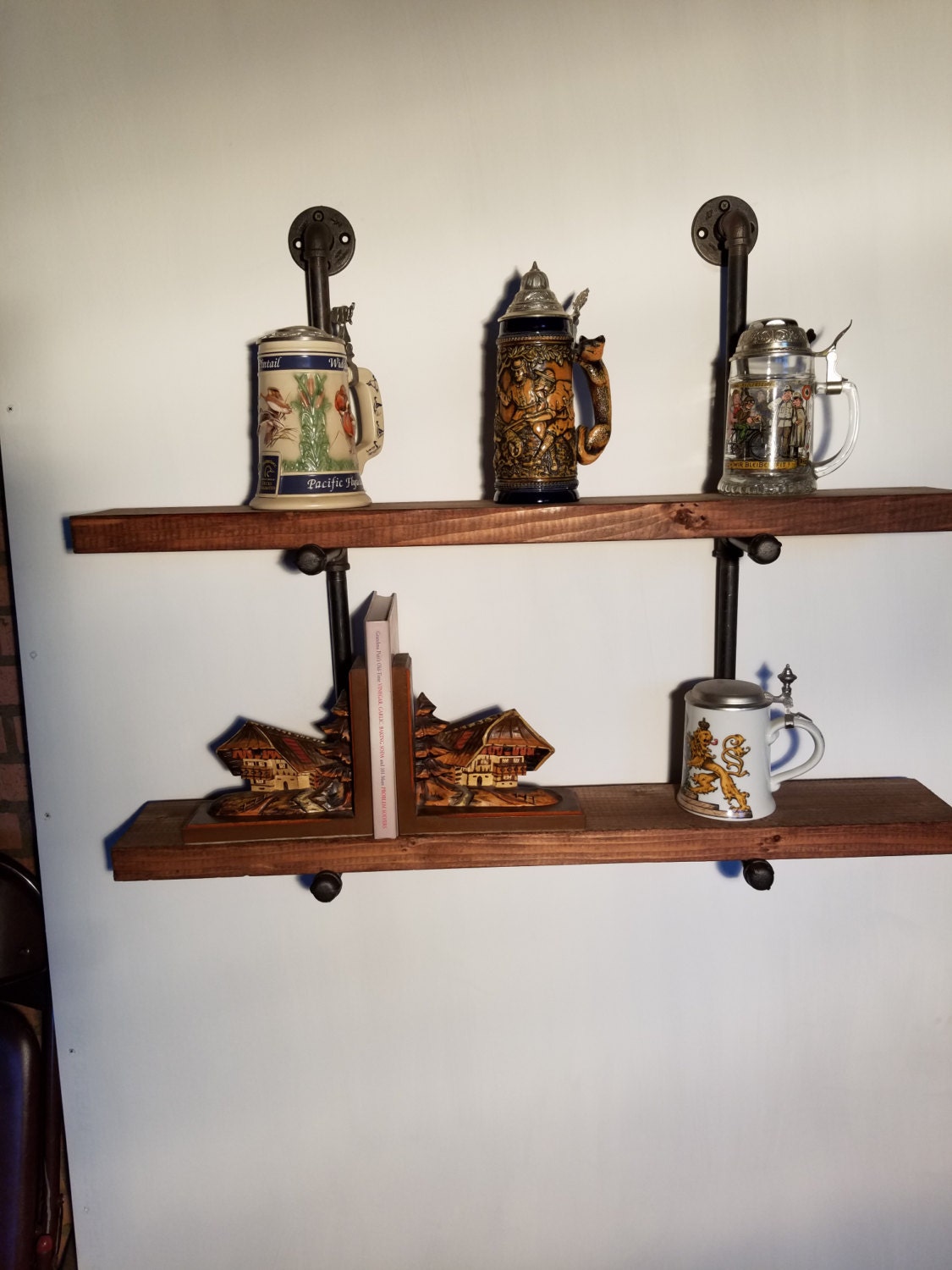 Floating shelf Floating shelves 6 inch deep double