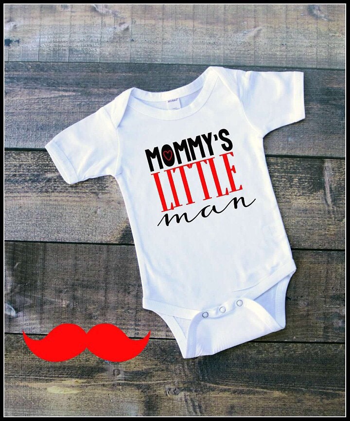 mommy's little man shirt