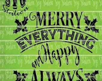 Download Merry everything svg | Etsy