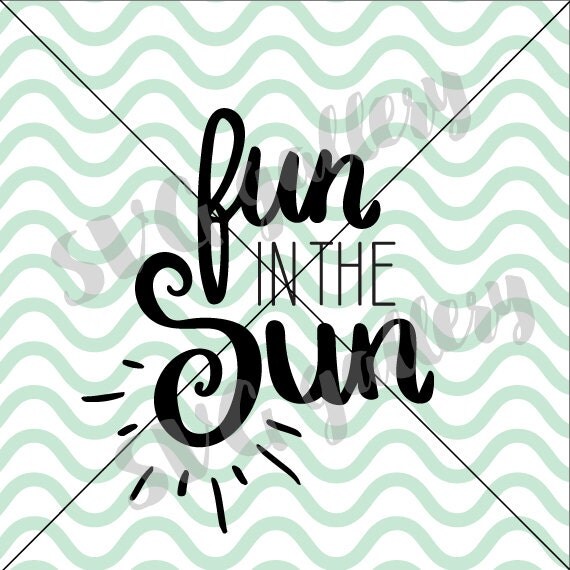 Download Summer SVG Fun in the sun SVG Digital cut file sun hand