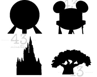 SVG & PNG Digital File Download Disney World 2017 and 2018