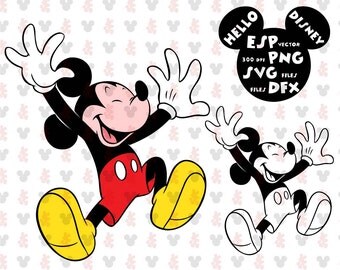 Disney Svg Mickey Mouse happy birthday Clipart Disney Cut