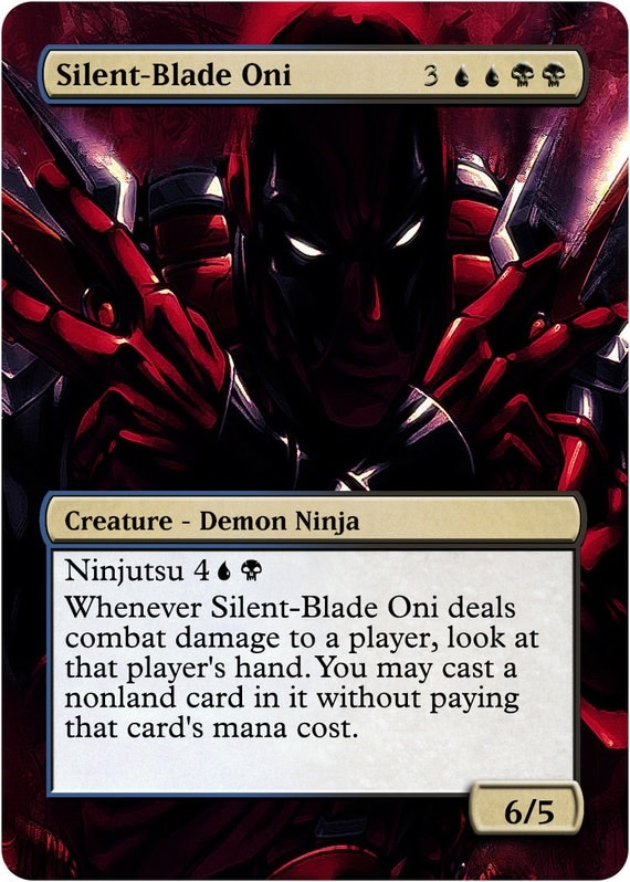 Silent-Blade Oni Custom Art Foil or Non Foil by CustomCardArtShop