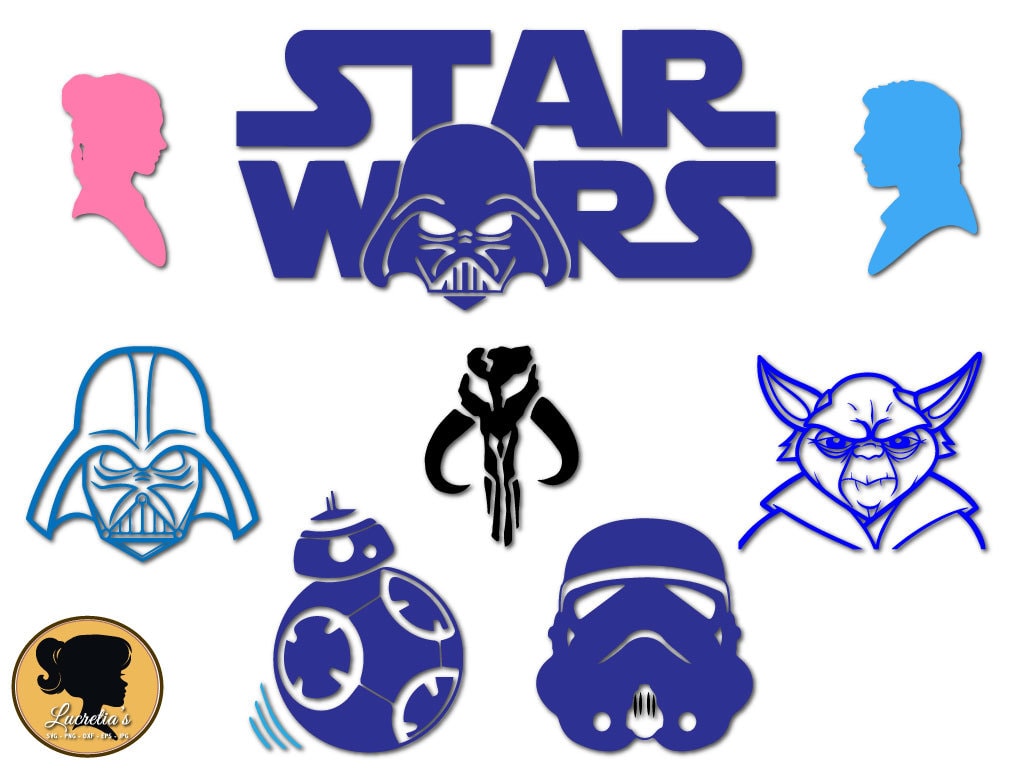 Download Star Wars svg Star Wars silhouette Star Wars design Svg