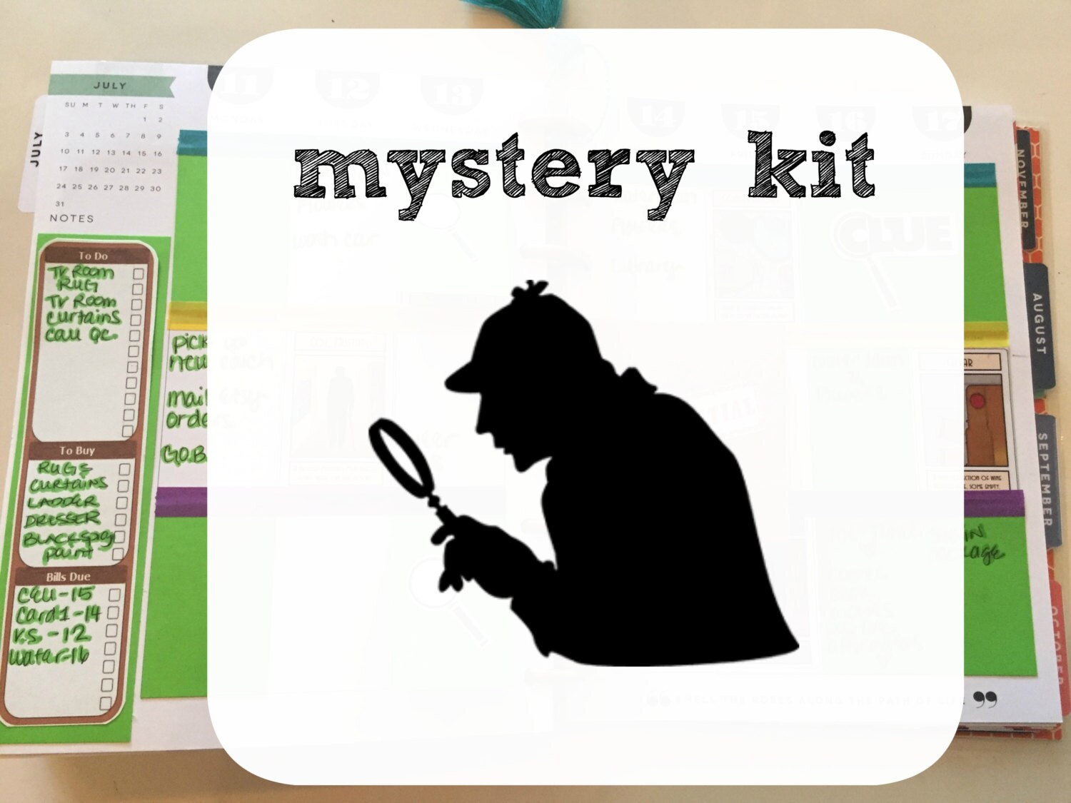 Planner Mystery Kit by CheapCraftyGirl on Etsy