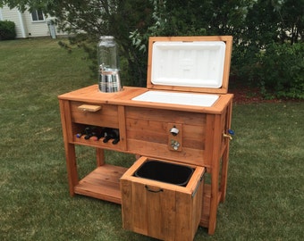 Rustic bar cart | Etsy