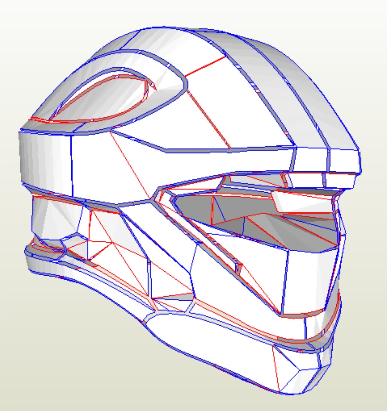 How To Make A Halo Helmet- Pepakura- Part 1 – NBSMB