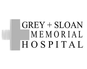 Grey Sloan Memorial Hospital Grey's anatomy printed on