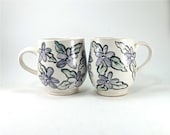 special: pair of flowered cups sold together