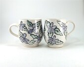 special: pair of flowered cups sold together