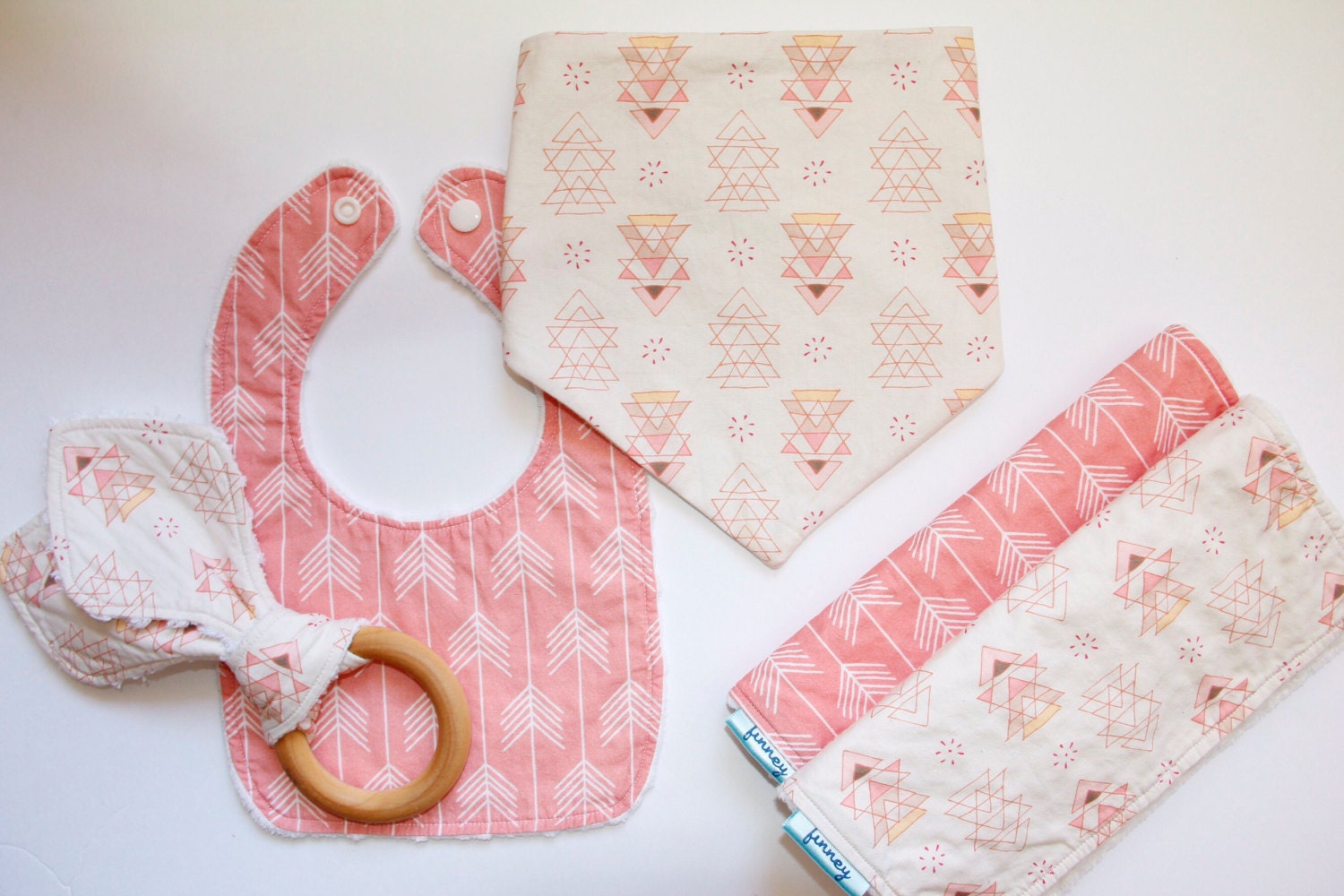 Baby girl bib set girl bibs baby bibs girl flower bibs