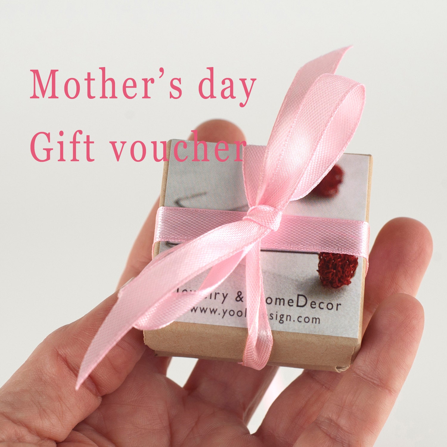 Mother's Day Gift Voucher Customizable Mother's Day Gift by Yoola