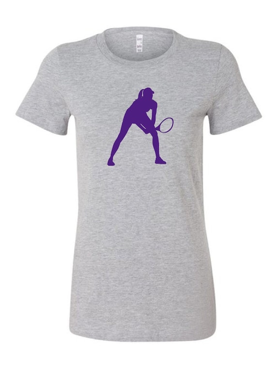 Women's tennis tshirt MORE COLORS AVAILABLE by Chick9Clothing