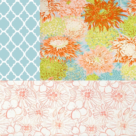 Floral Kitchen Placemats Spring/Summer Decor Pastel Table by