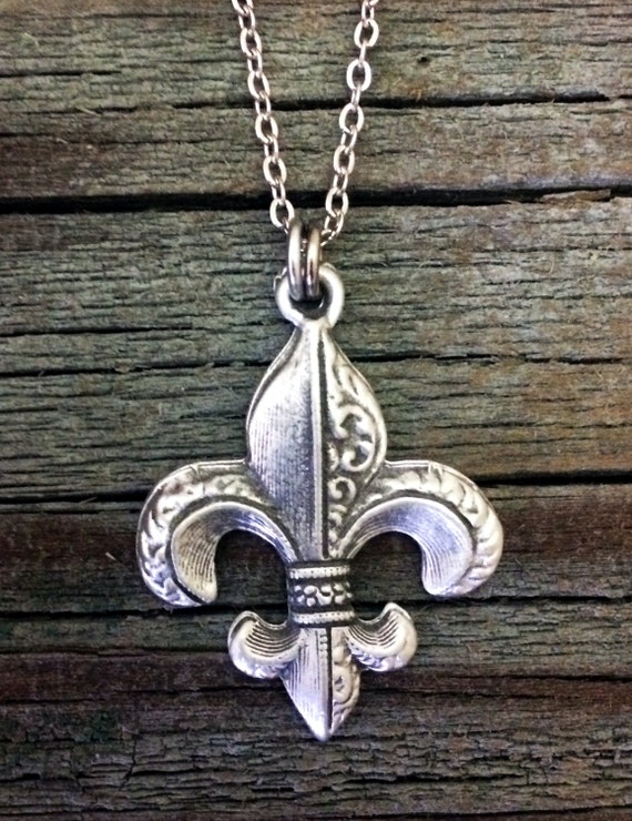 Fleur De Lis Necklace Fleur De Lys Pendant French Jewelry   Il 570xN.929788050 Bocz 