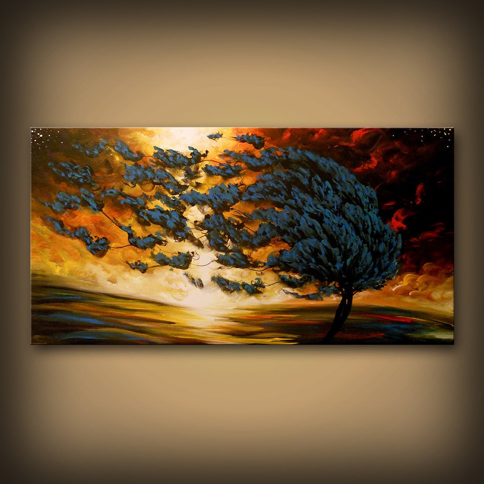 acrylic contemporary folk art acrylic painting by mattsart on Etsy