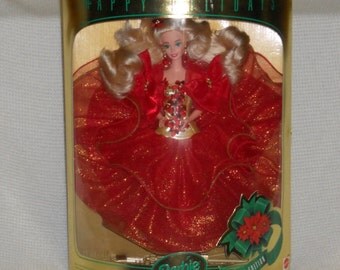 1993 happy holiday barbie value