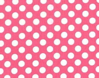 Michael Miller Fabric Ta Dot Polka Dots Girl pink