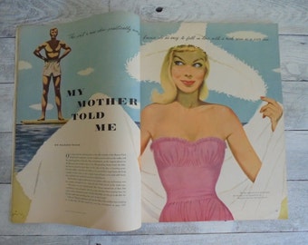 Sale! Vintage McCall's Magazine • June 1951 • Greta Garbo