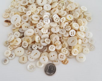 6.3oz Mother of Pearl buttons