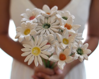 Wedding bouquet alternative Bridal bouquet White wedding bouquet Shabby chic wedding