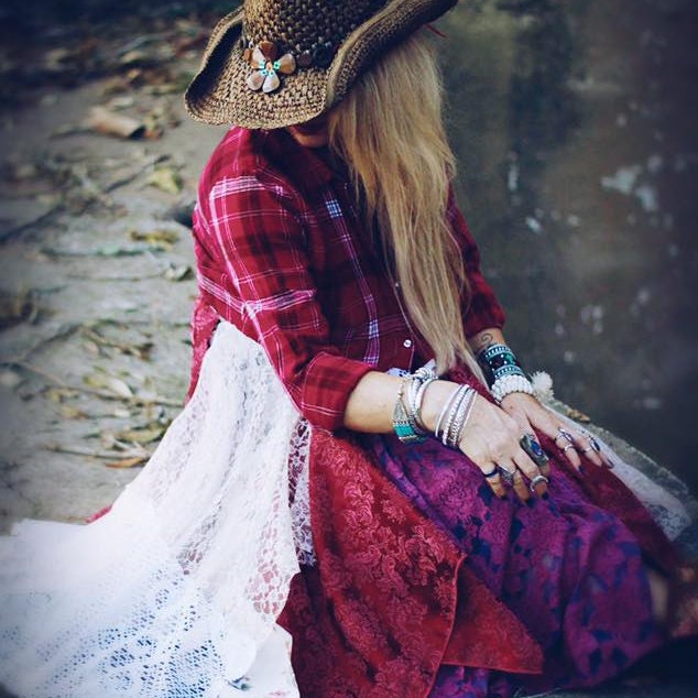 Romantic Boho gypsy clothing shoes jewelry by TrueRebelClothing