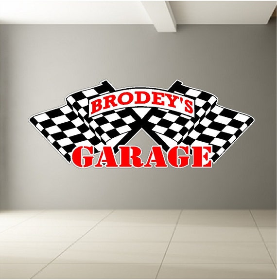 Personalized Garage Decal Removable Garage Sticker Custom Wall