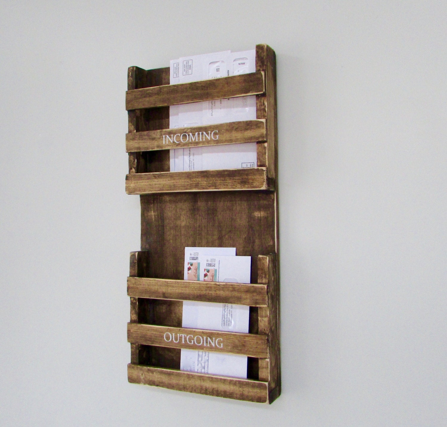 Mailbox Mail Mail Organizer Rustic Mailbox Mail Holder