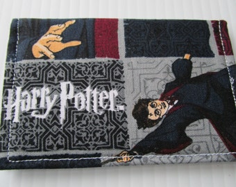 Harry Potter, Harry Potter Fabric Wallet, Muggles, Hermoine Granger, Ron Weasley, Credit Card Wallet, Business Card Wallet, Gift Card Holder